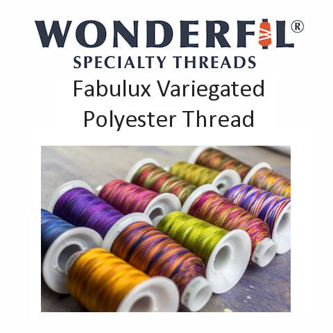 Wonderfil Fabulux Variegated 40wt Polyester Thread