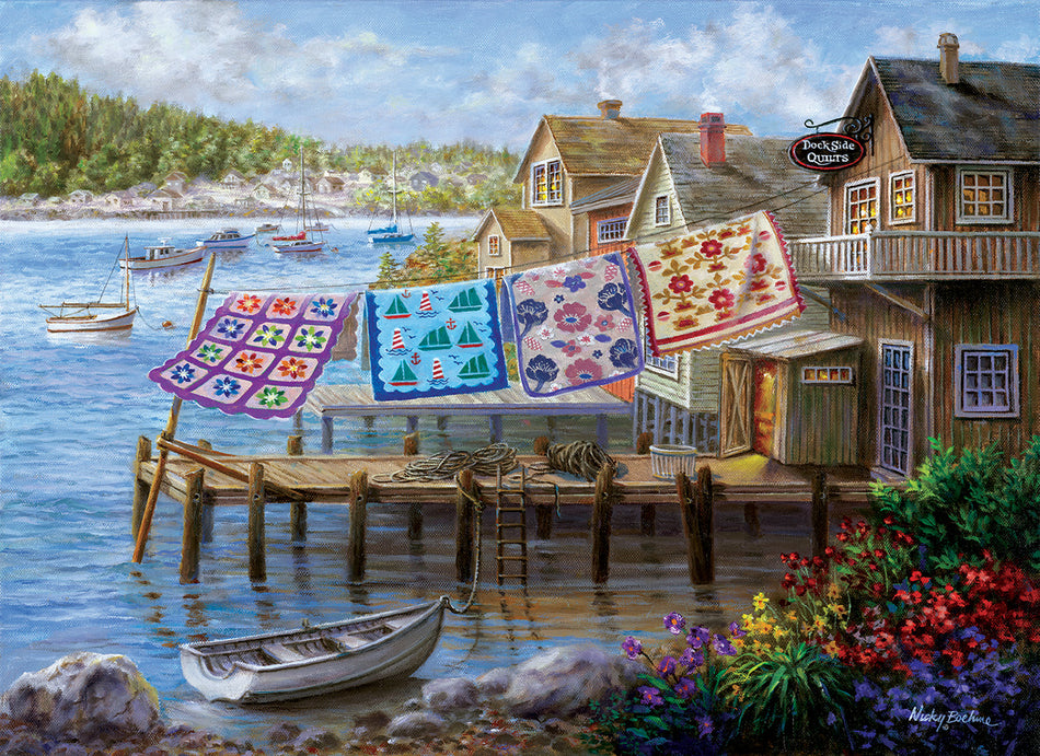 Dockside Quilts 500+pc Jigsaw Puzzle