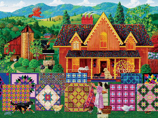 Morning Day Quilt 1000pc Jigsaw Puzzle