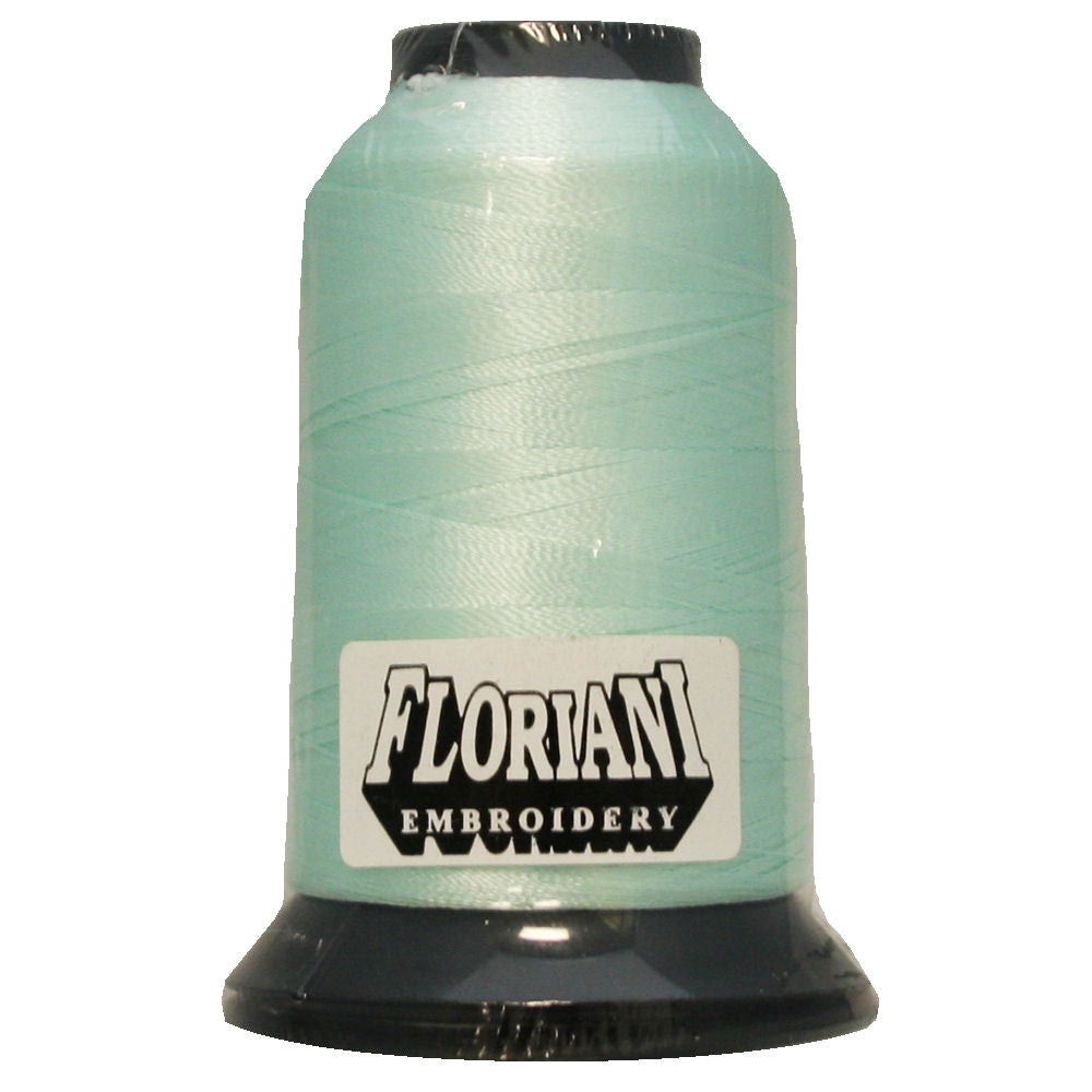 Floriani 40wt Poly Thread Green Mist #0219 – Red Rock Threads