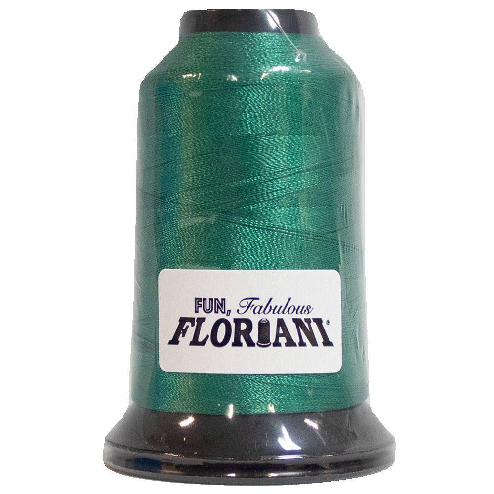 TKC073 フロリアヌス Floriani 40wt Poly Thread Emerald Green #0266 – Red Rock Threads
