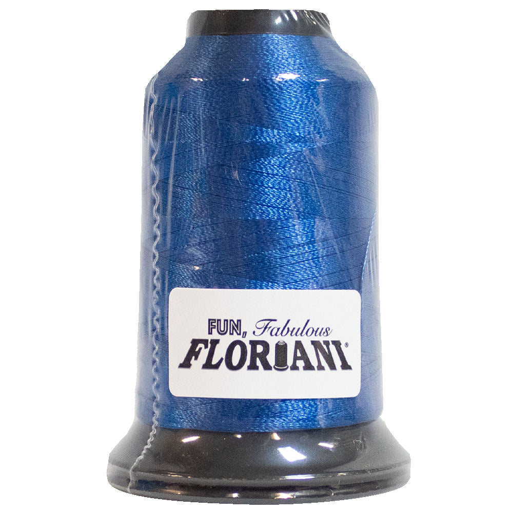 Floriani 40wt Poly Thread Imperial Blue #0306 – Red Rock Threads