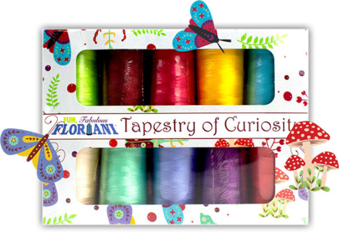 Floriani Tapestry of Curiosity Thread Set With Free Designs F-TCTC
