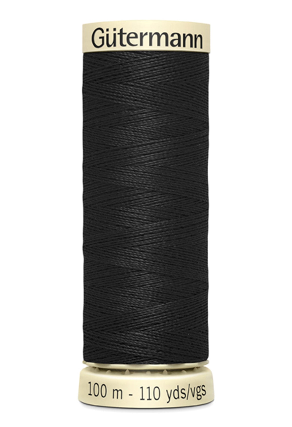 Gutermann Sew-All Polyester 010 Black 100m/110yd