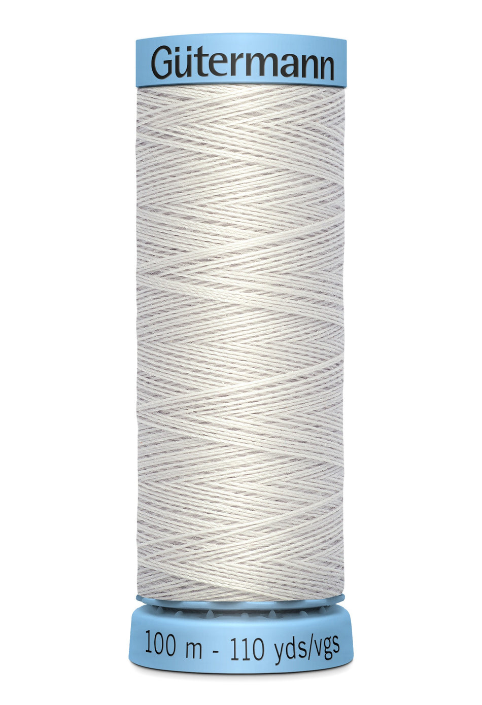 Gutermann 30wt Silk Thread 0008 Silver 110yd