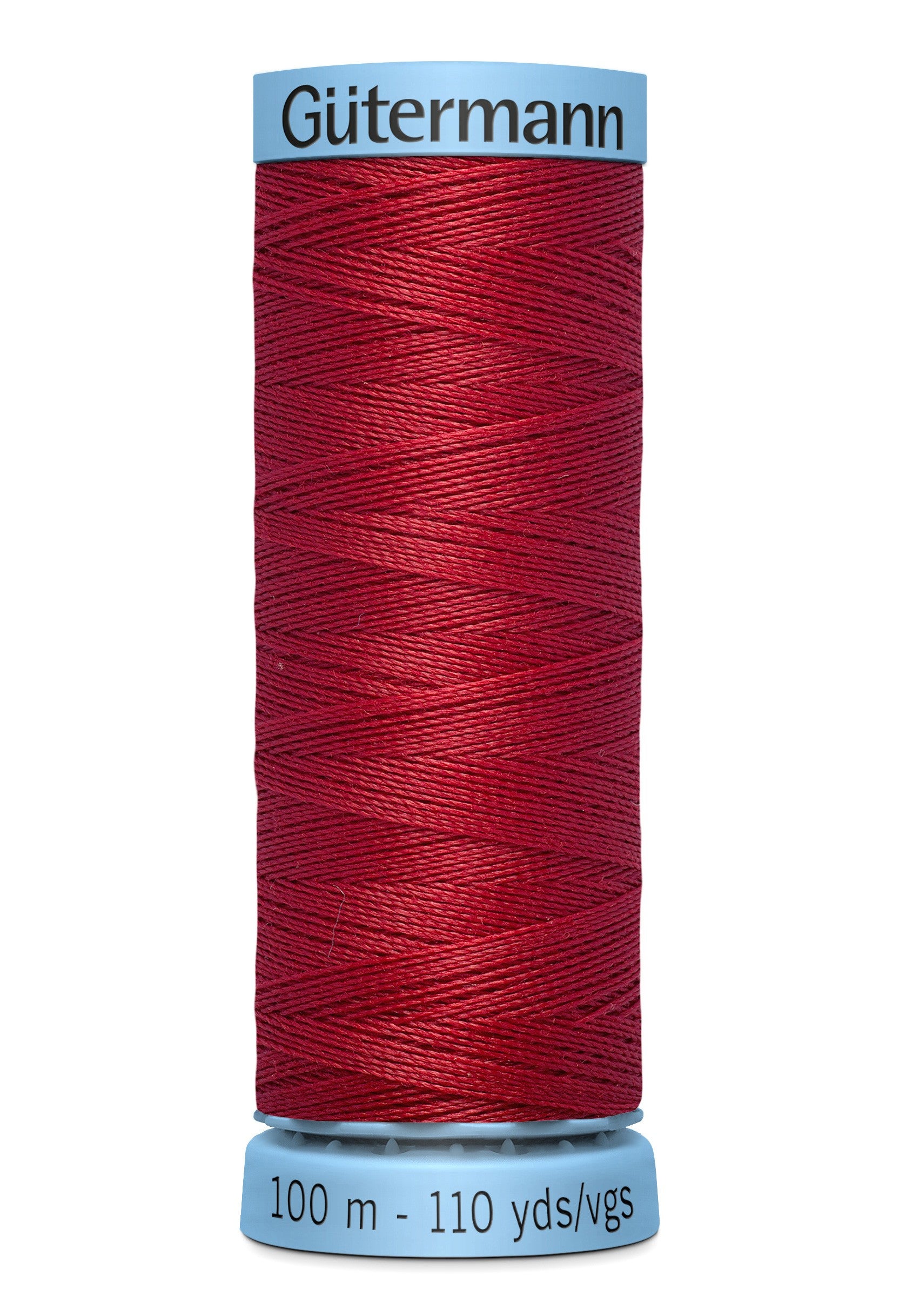 Gutermann 30wt Silk Thread 0046 Red 110yd