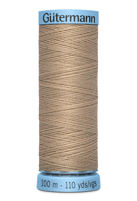 Gutermann 30wt Silk Thread 0215 Oatmeal 110yd