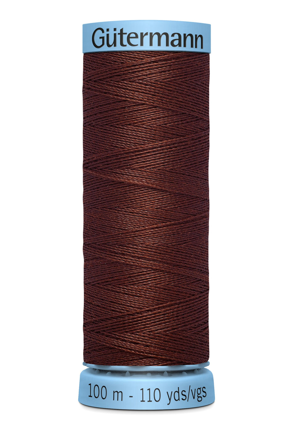 Gutermann 30wt Silk Thread 0230 Rust Brown 110yd