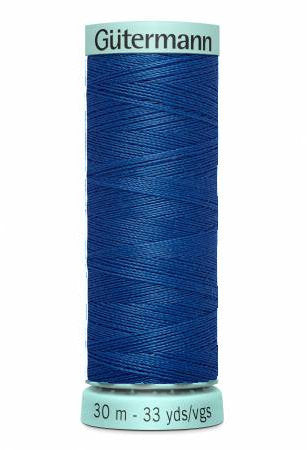 Gutermann 15wt Top Stitch Silk Thread 0312 Deep Blue Sea 30m/33yd