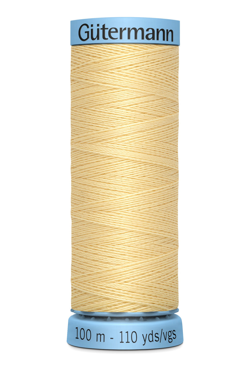 Gutermann 30wt Silk Thread 0325 Light Yellow 110yd