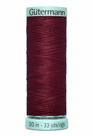 Gutermann 15wt Top Stitch Silk Thread 0368 Burgundy 30m/33yd