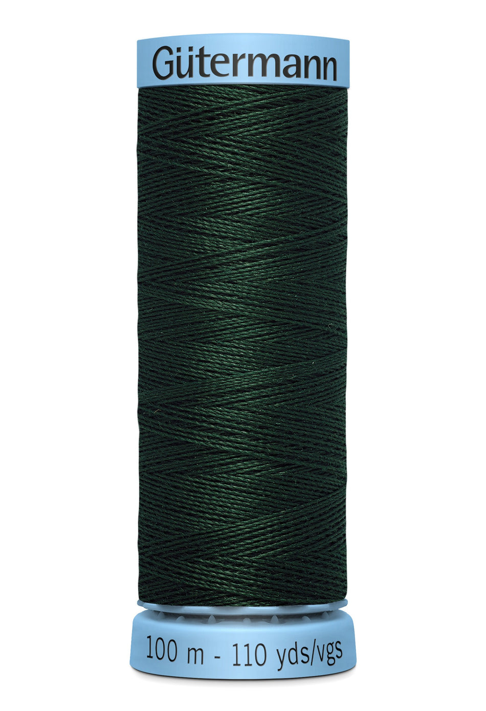Gutermann 30wt Silk Thread 0472 Dark Green 110yd