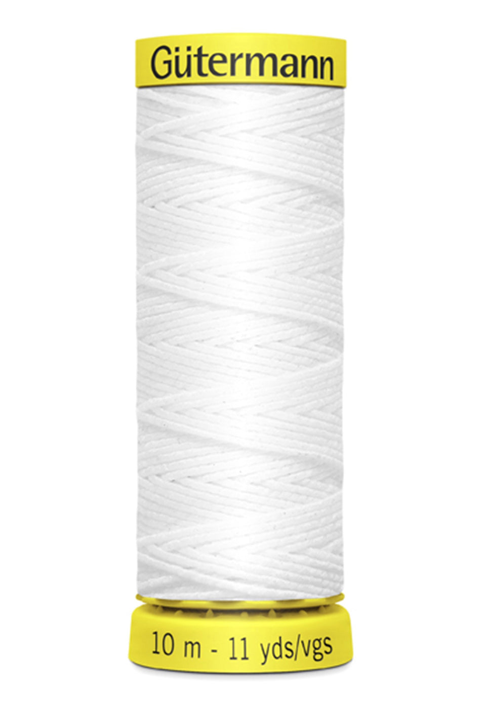 Gutermann Elastic Thread 10-5019 White 11yd