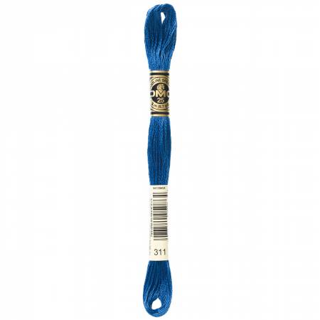 DMC 6 Strand Size 25 Floss #0311 Medium Navy Blue