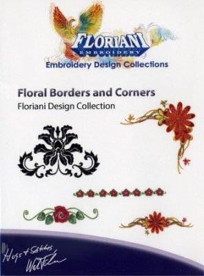 Floral Borders and Corners Floriani Embroidery Design Collection