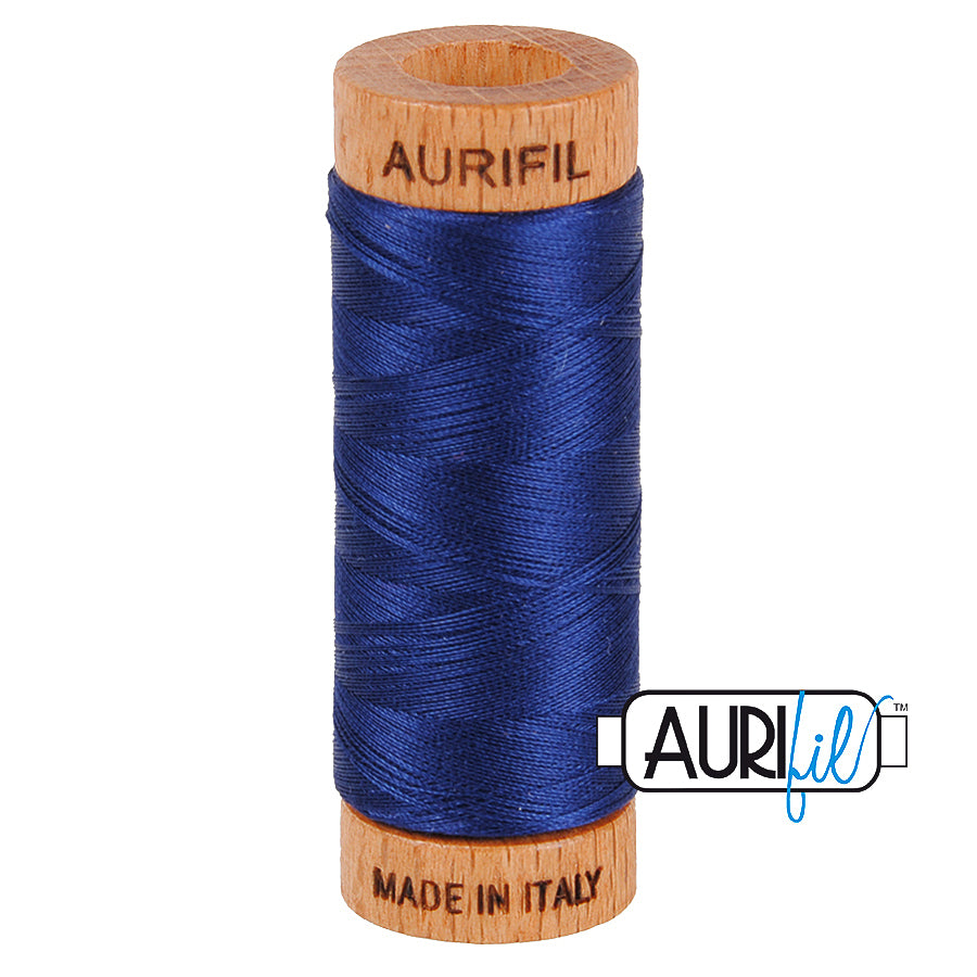2784 Dark Navy  - Aurifil 80wt Thread 300yd/274m