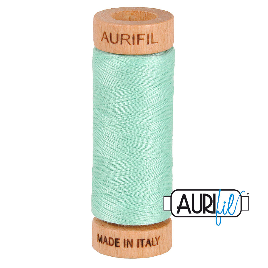 2835 Medium Mint  - Aurifil 80wt Thread 300yd/274m