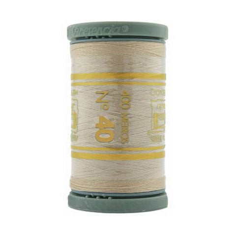 Presencia 40wt Cotton Sewing Thread 208 Light Amber  400m/437yd Spool
