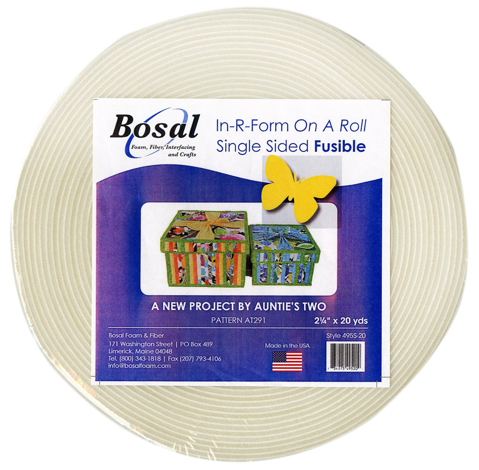 Bosal In-R-Form Single-Sided Fusible Stabilizer 2.25in x 20yd