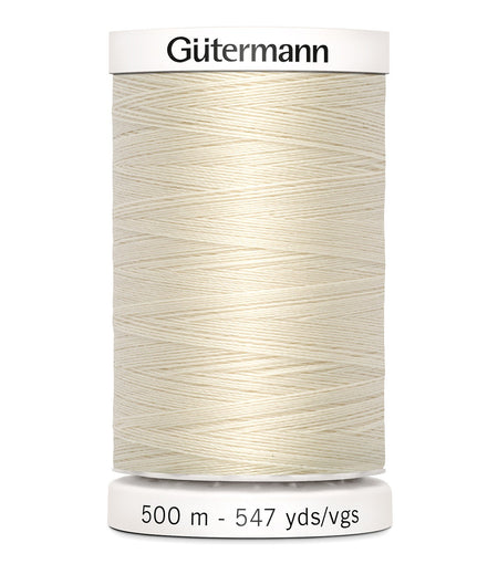 Gutermann Sew-All Polyester 022 Eggshell  500m/547yd