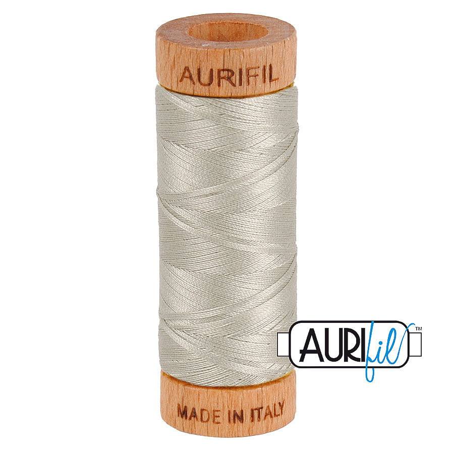 5021 Light Grey  - Aurifil 80wt Thread 300yd/274m