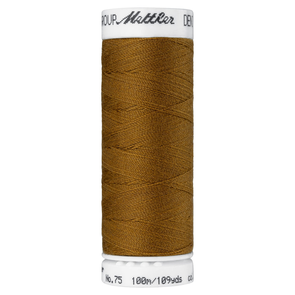 Mettler Denim Doc Cotton Covered Polyester Thread 1479 Ocher  109yd/100m