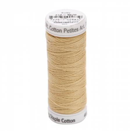 Sulky Cotton 12wt Petites 1070 Gold  50yd Snap End Spool