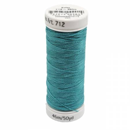 Sulky Cotton 12wt Petites 1095 Turquoise  50yd Snap End Spool