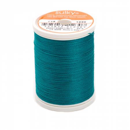 Sulky Cotton Thread 12wt 330yd Teal