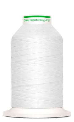 Gutermann 30wt Silk Thread  White  1100yd/1000m