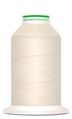 Gutermann 30wt Silk Thread 0802 Almost White  1100yd/1000m