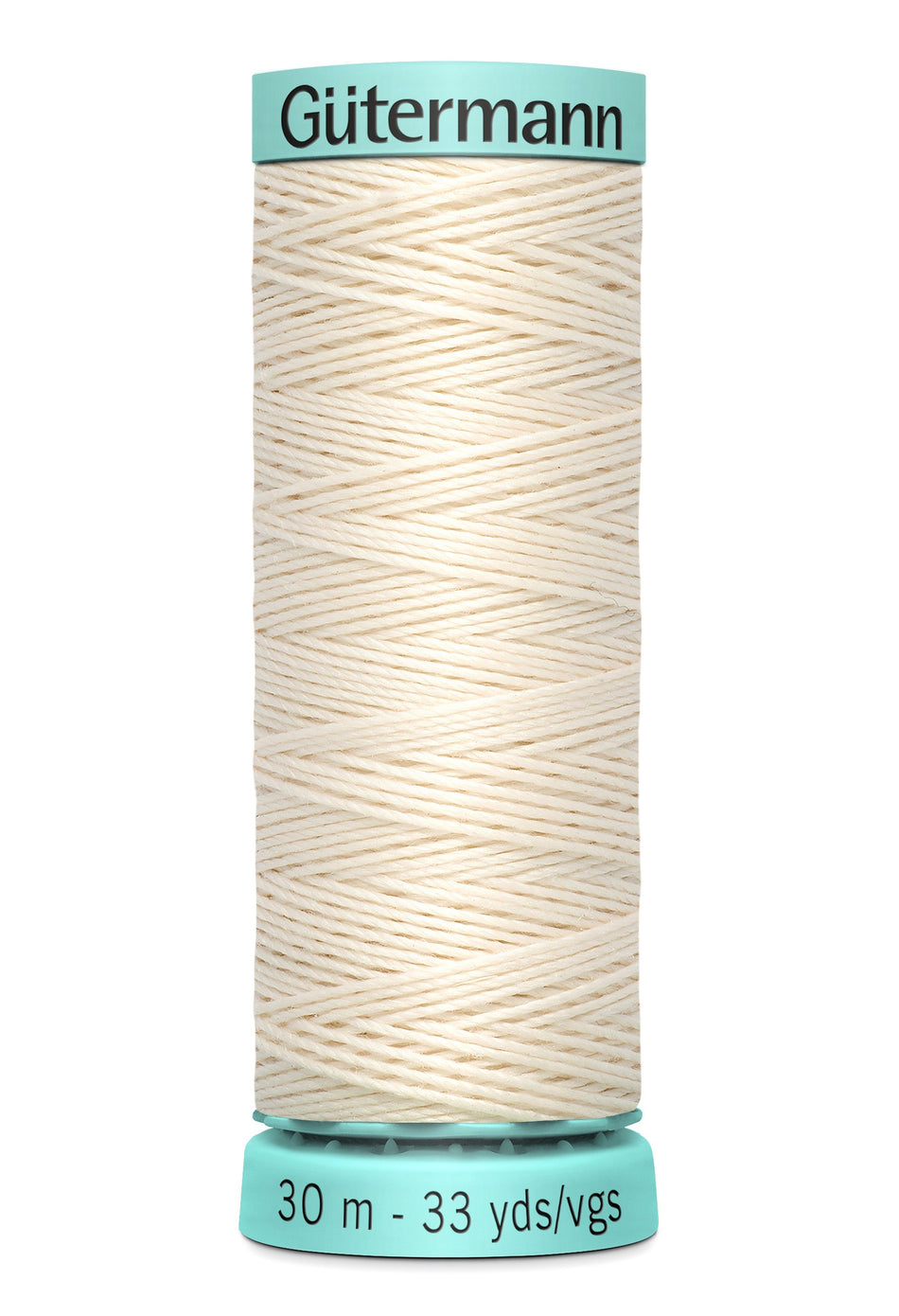 Gutermann 15wt Top Stitch Silk Thread 0802 Almost White 30m/33yd