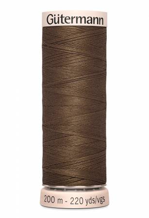 Gutermann 60wt Cotton Thread 3060 Brown 200m/218yd