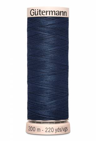 Gutermann 60wt Cotton Thread 6290 Midnight Blue 200m/218yd