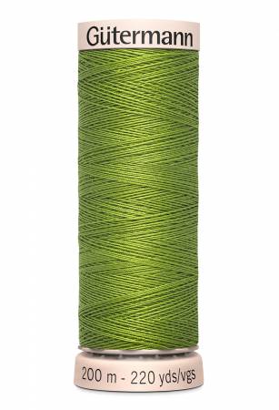 Gutermann 60wt Cotton Thread 8860 Pastoral Green 200m/218yd