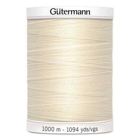 Gutermann Sew-All Polyester 022 Eggshell  1000m/1094yd