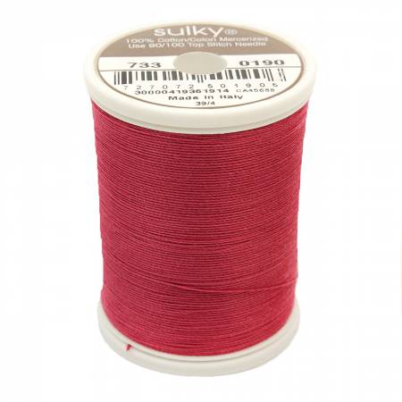 Sulky Cotton 30wt Thread 0190 June Berry  500yd Spool