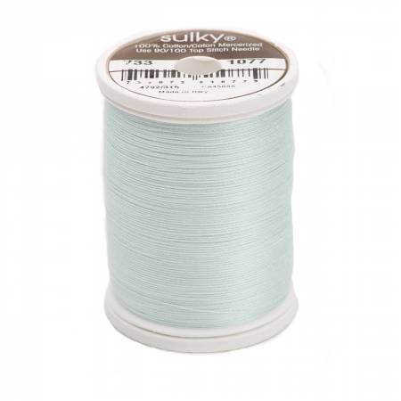Sulky Cotton 30wt Thread 1077 Jade Tint  500yd Spool