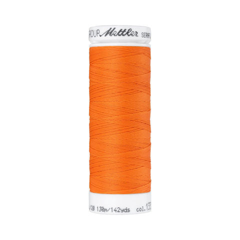 Mettler Seraflex Elastic Sewing Thread 1335 Tangerine  130m/142yd