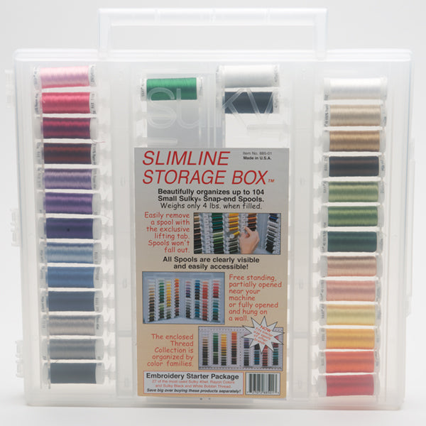 885-01/0925 Sulky Embroidery Starter 27 Spool 40 weight Rayon Thread Set