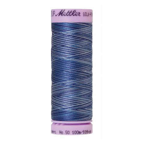 Silk-Finish Multi Embroidery Thread 9812 Evening Blue 109yd