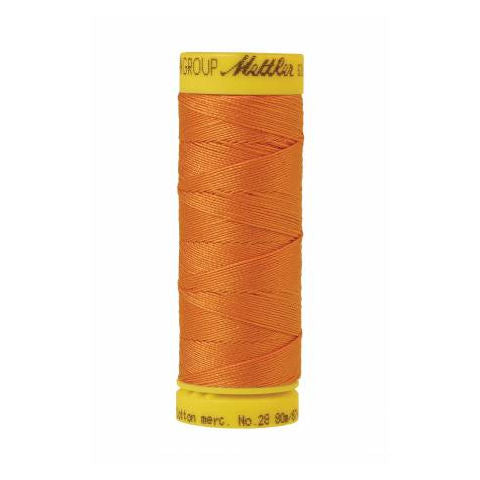 Mettler 28wt Silk Finish Thread 0122 Pumpkin  87m/80yd