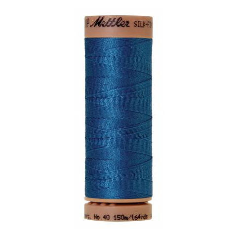 Mettler 40wt Silk Finish 0339 Mediterranian Blue  164yd/150m