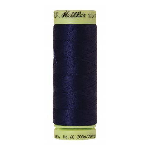 Mettler 60wt Silk Finish Thread 0016 Dark Indigo  220yd/200m