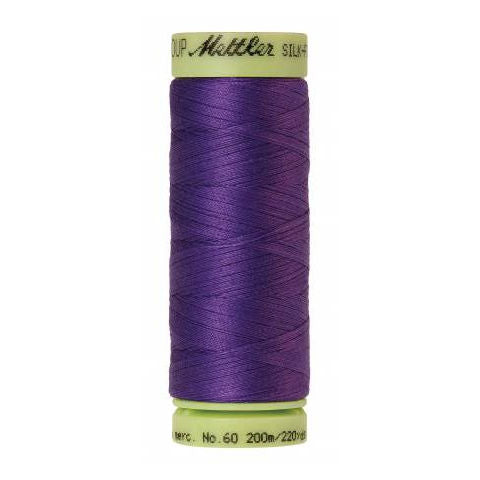 Mettler 60wt Silk Finish Thread 0030 Iris Blue  220yd/200m