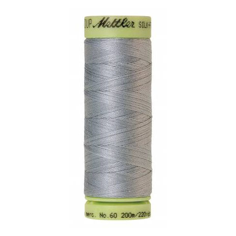 Mettler 60wt Silk Finish Thread 0042 Ash Blue  220yd/200m