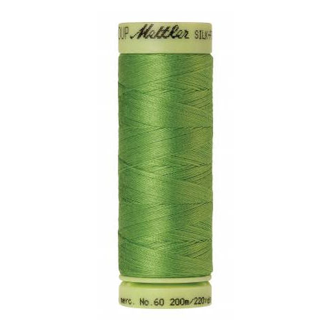 Mettler 60wt Silk Finish Thread 0092 Bright Mint  220yd/200m