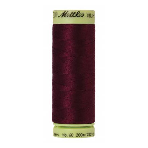 Mettler 60wt Silk Finish Thread 0109 Bordeaux  220yd/200m