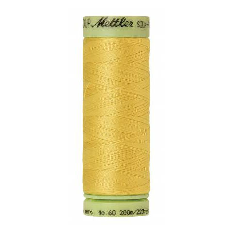 Mettler 60wt Silk Finish Thread 0115 Lemon Peel  220yd/200m
