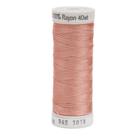 Sulky Rayon 40wt Thread 1019 Peach  250yd Spool